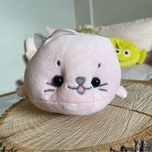 Pastel Pink Seal plush
